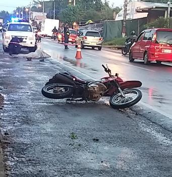 Motociclista falleció tras ser arrollado por dos vehículos